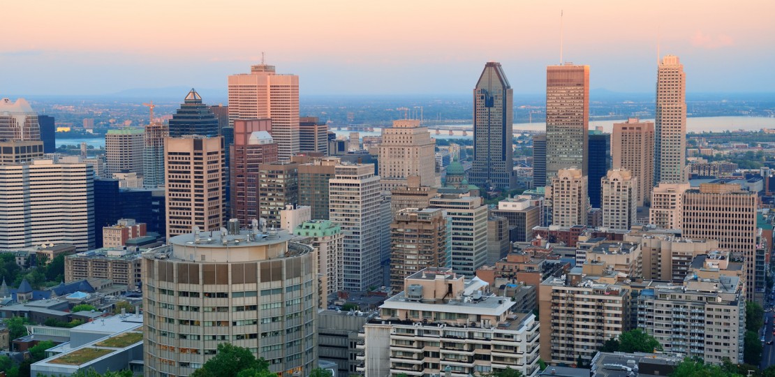 Panorama de la ville de Montréal